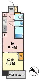 GrandStageMsquare【5階】の間取り