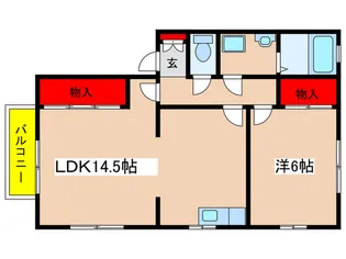 verdetono【1階】の間取り