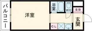ドーミー高松錦町【5階】の間取り