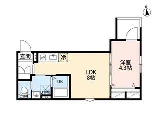 スマートメゾン八広【1階】の間取り