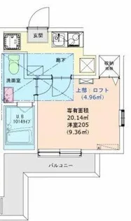 S harbar Lagoon屏風浦【2階】の間取り