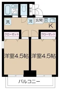 アムール戸山【3階】の間取り