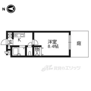 サンフローラ宝ヶ池【1階】の間取り