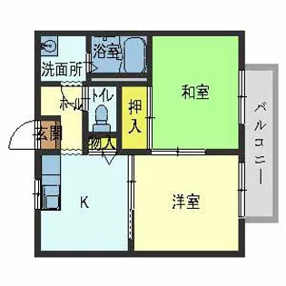 セフィーラ青谷【2階】の間取り