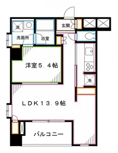 ヴェルティーク新中野【3階】の間取り