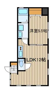 ヒルズフジミダイ【1階】の間取り