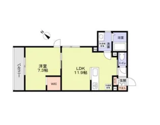 N ベラフォレスタ小山【2階】の間取り