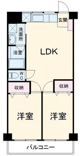 Kパレス大久保【3階】の間取り