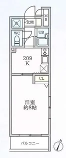 アカンサス【1階】の間取り