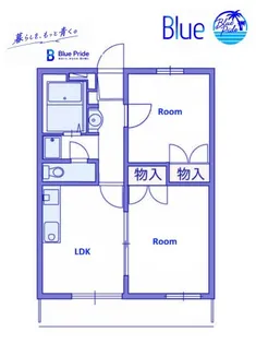 メイゾン チュトワイエ白旗【3階】の間取り
