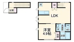 ミレーナ幕張【2階】の間取り