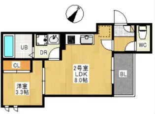 MOVE高須駅前【2階】の間取り