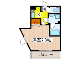 サンレジデンス武蔵野【1階】の間取り