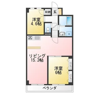 フォレストヴァレー東戸塚【1階】の間取り