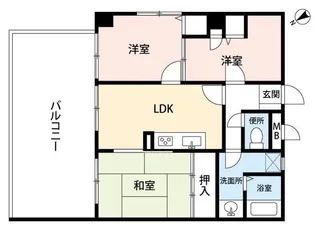 フローラルパレス元町【4階】の間取り