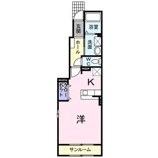 グリーンテラスA【1階】の間取り