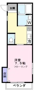 メゾンフラワー【2階】の間取り