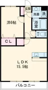 ラ・メール【1階】の間取り