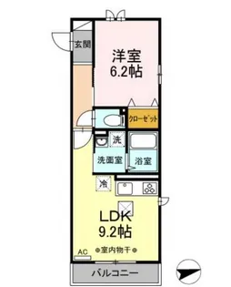 オリヴィア山手【2階】の間取り