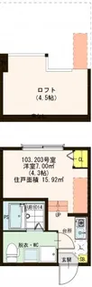 メゾンTAKANA【2階】の間取り