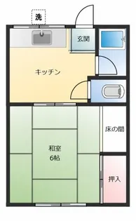 湘南ハイツ【1階】の間取り