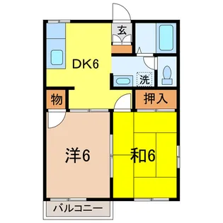 リバーストーン籠原(熊谷市新堀)【1階】の間取り