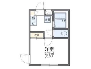 レオパレスY’sハウス【1階】の間取り