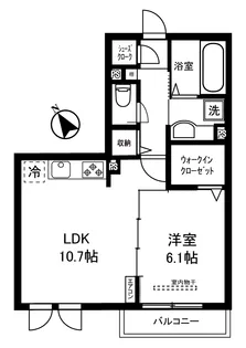 メゾンマニフィーク3【2階】の間取り