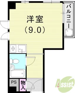 メモリーハイム【3階】の間取り