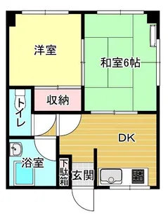 春桂荘【2階】の間取り