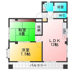 コーポコージロー【4階】の間取り