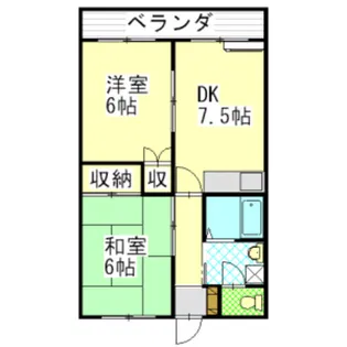 ソフィアケートカイト【4階】の間取り