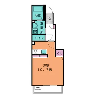 エクセル華【1階】の間取り