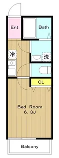 カインドネス鶴川【3階】の間取り