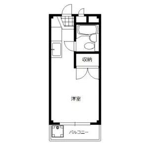 コンチネンタル学南町【2階】の間取り