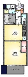 ヴィアーレ北仙台【11階】の間取り