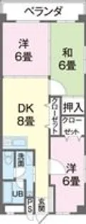 メゾン城【2階】の間取り
