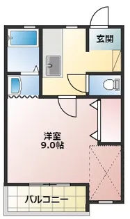 ドミールA【2階】の間取り