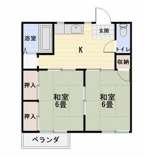 フォーブル伴野【2階】の間取り