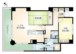 朝日フレール熱海【11階】の間取り