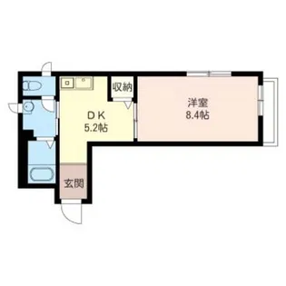 ビエナ喜沢【3階】の間取り