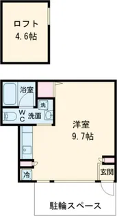 タウンカテッジ春江町III【1階】の間取り