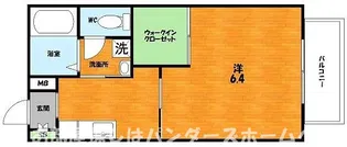 マハロハイツ【1階】の間取り