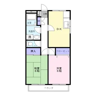 サマックスエーリ【1階】の間取り