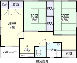 高見ビル【3階】の間取り