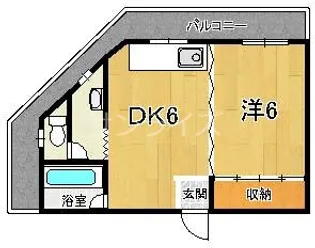 マルシンビル【4階】の間取り