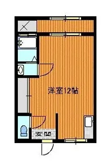 田中ハイツ【2階】の間取り