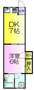 メゾン浜寺【3階】の間取り