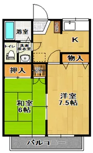 太郎殿ヴィレッジ A棟【1階】の間取り