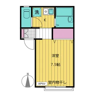 コーポSG【2階】の間取り